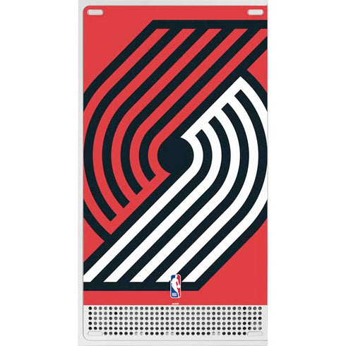 NBA Portland Trail Blazers Large Logo Xbox Series S Console Skin